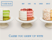 Tablet Screenshot of cakebardallas.com